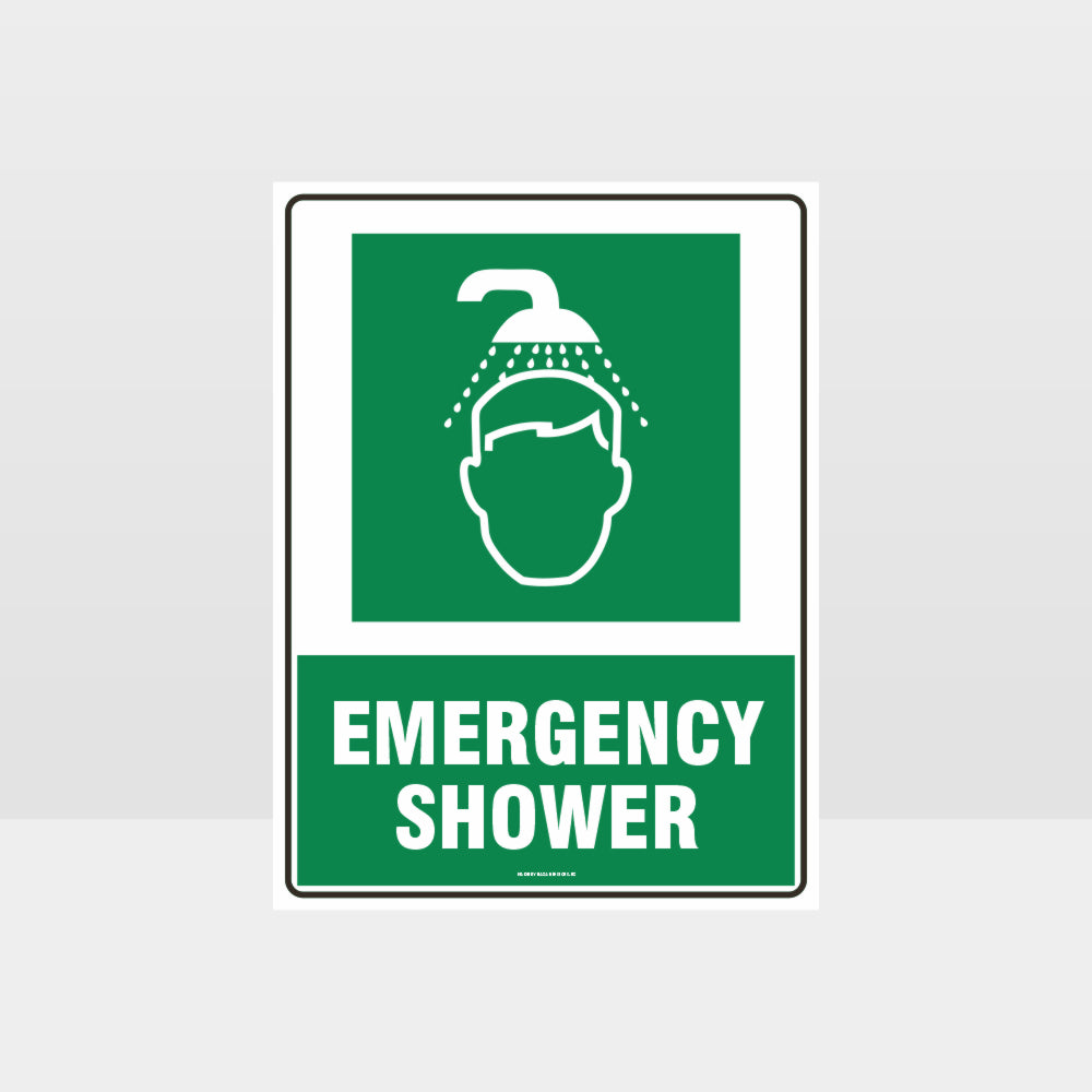 Custom Sign,Emergency Shower 01 Sign