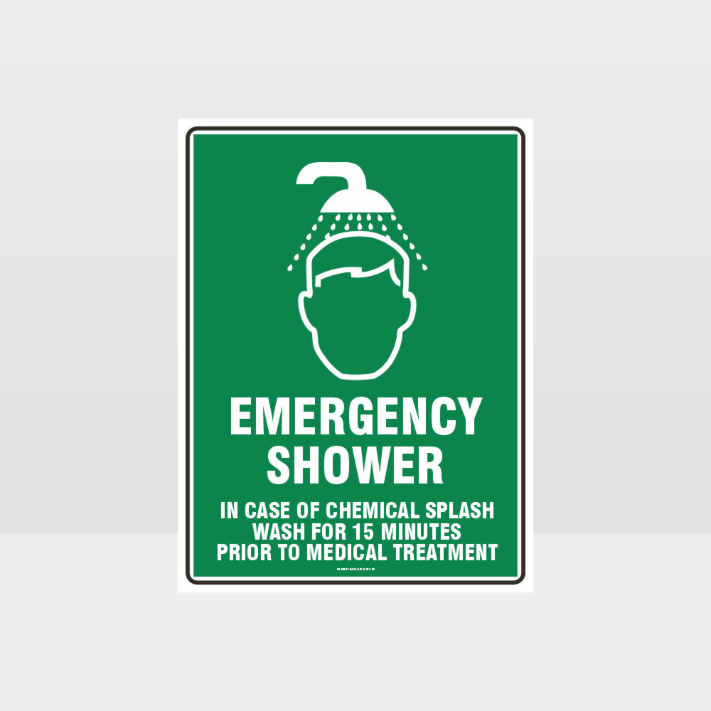 Customized Safety Signs,Emergency Shower 03 Sign