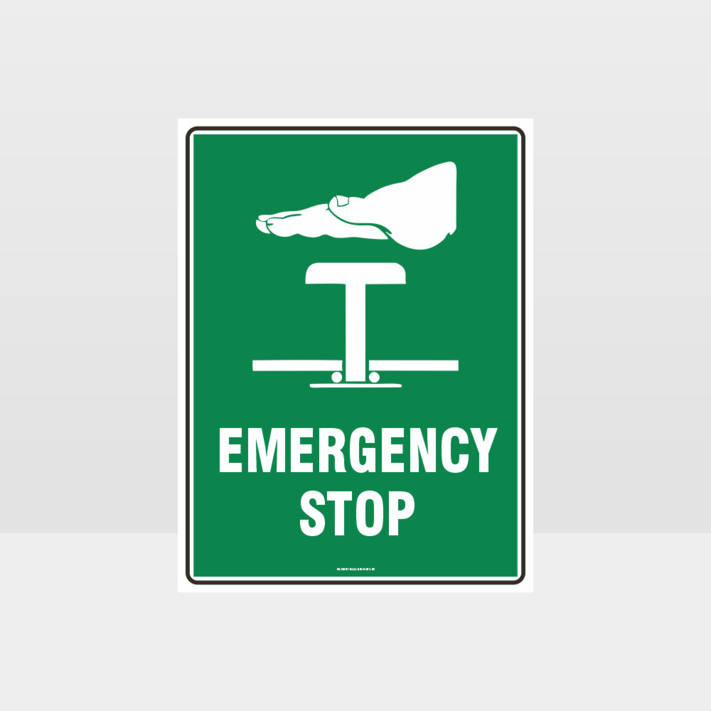 Custom Metal Sign,Emergency Stop Sign