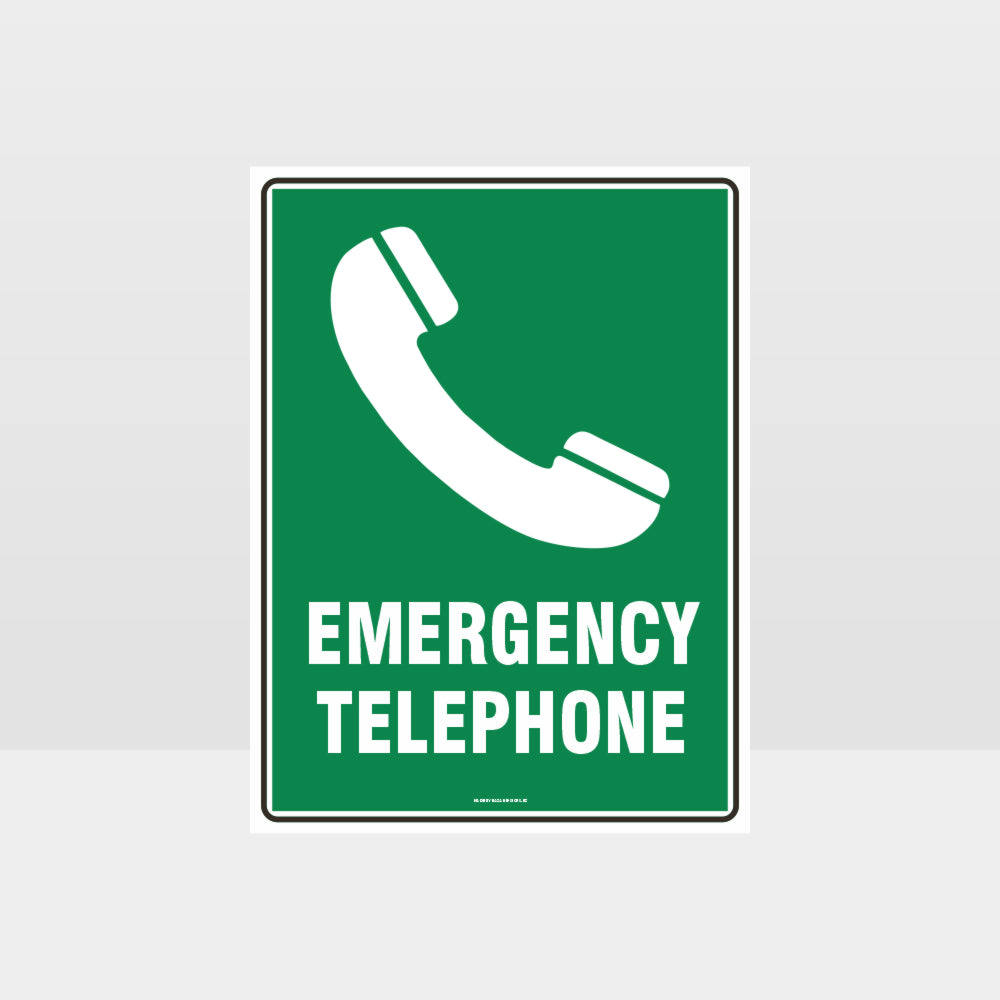 Custom Metal Sign,Emergency Telephone Sign