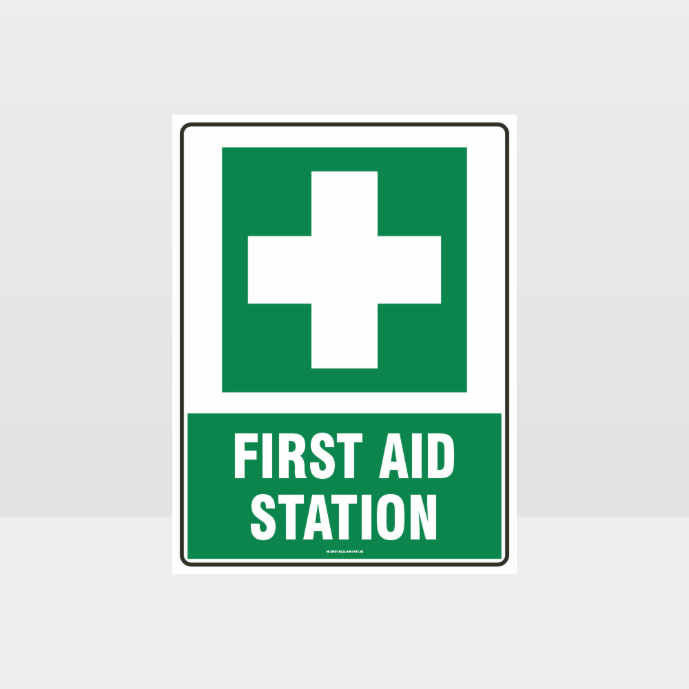 Customized Safety Signs,First Aid Station Sign