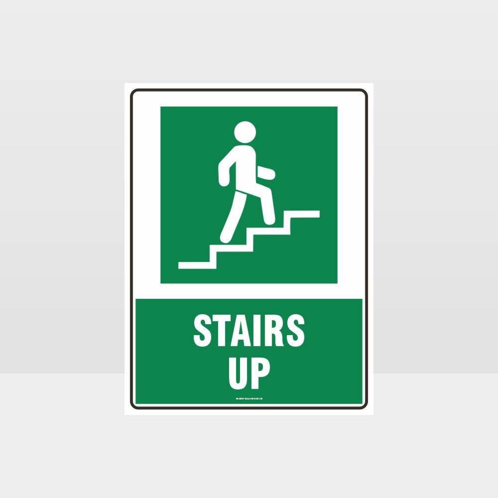 Customized Safety Signs,Stairs Up Sign