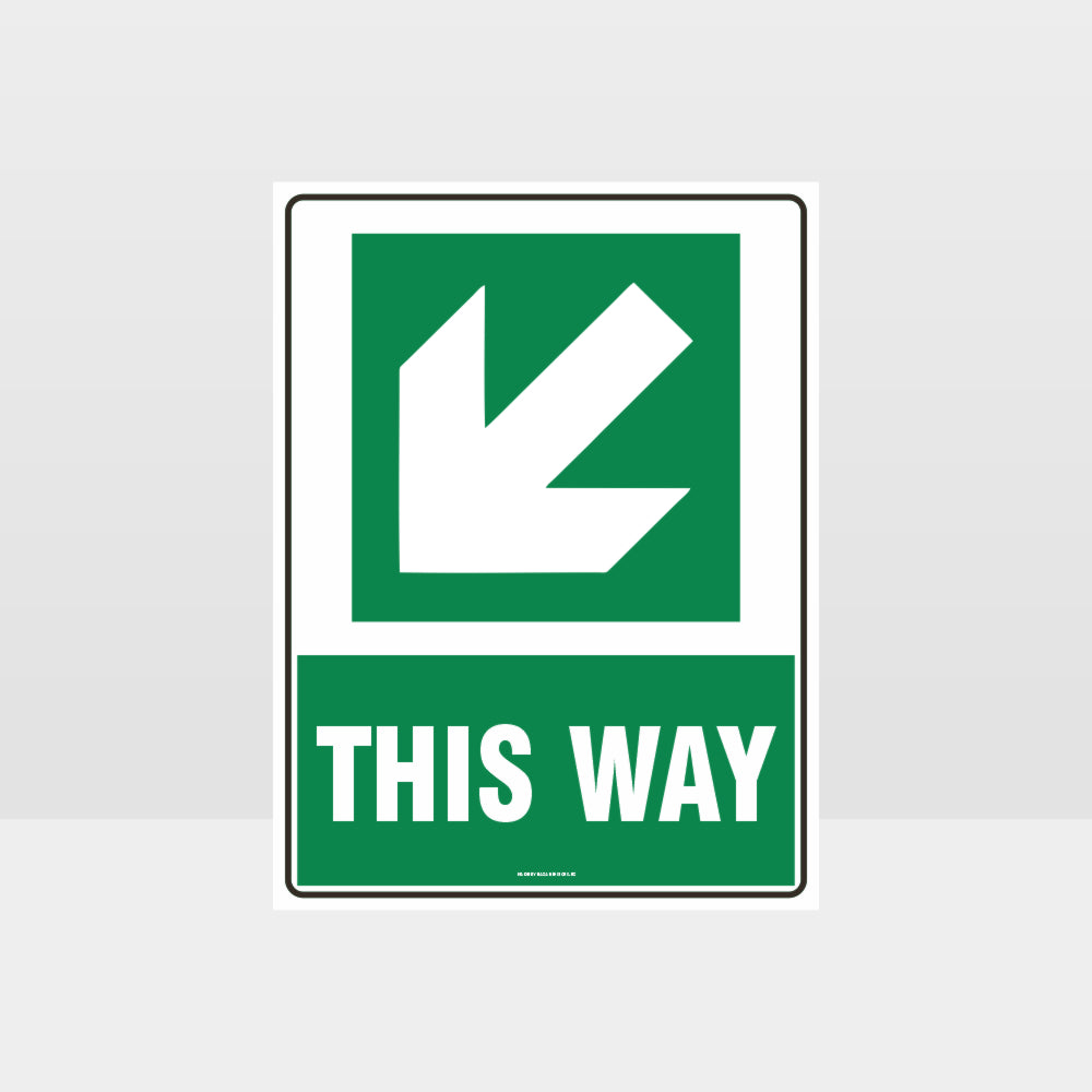 Custom Yard Signs,This Way Arrow 03 Sign