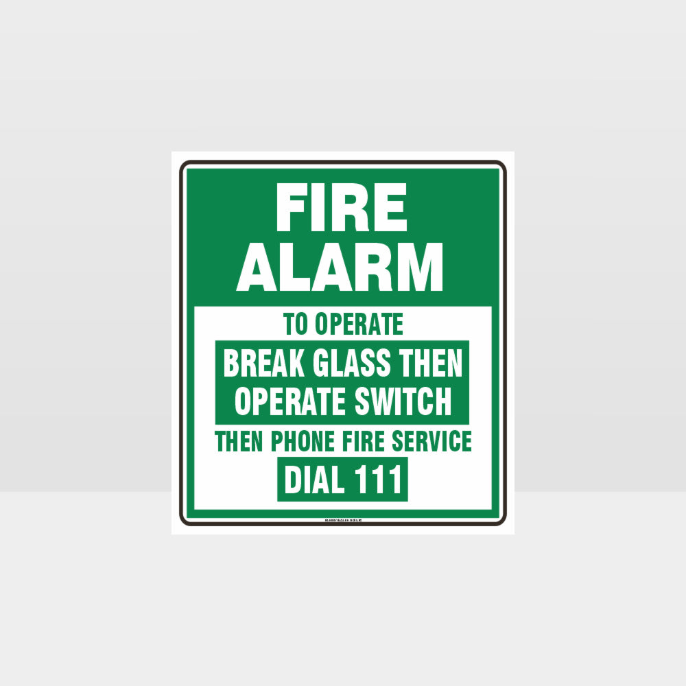 Custom Design Sign,Fire Alarm Sign (Square)