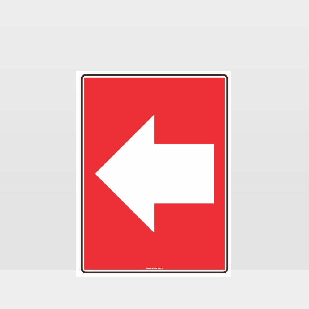 Custom Yard Signs,Fire Left Arrow Sign