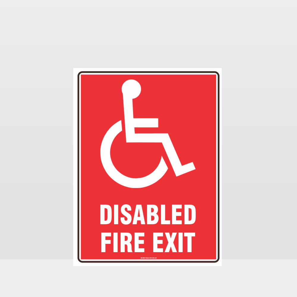 Custom Signs Personalized,Fire Disabled Fire Exit Sign