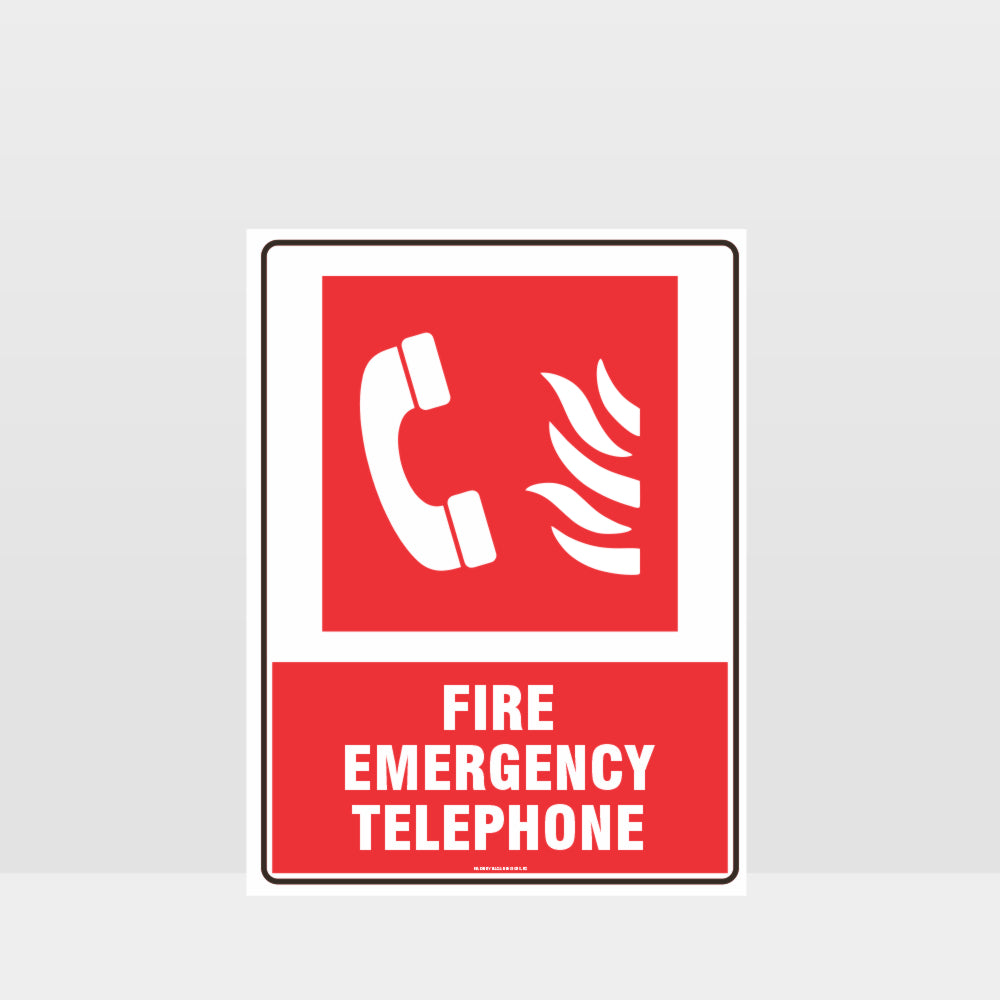 Custom Signs Outdoor Metal,Fire Emergency Telephone Sign 02