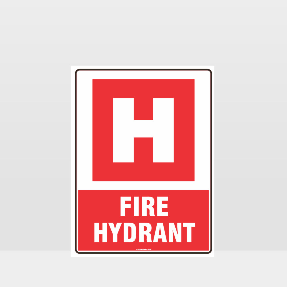 Custom Metal Sign,Fire Hydrant Sign (Portrait)