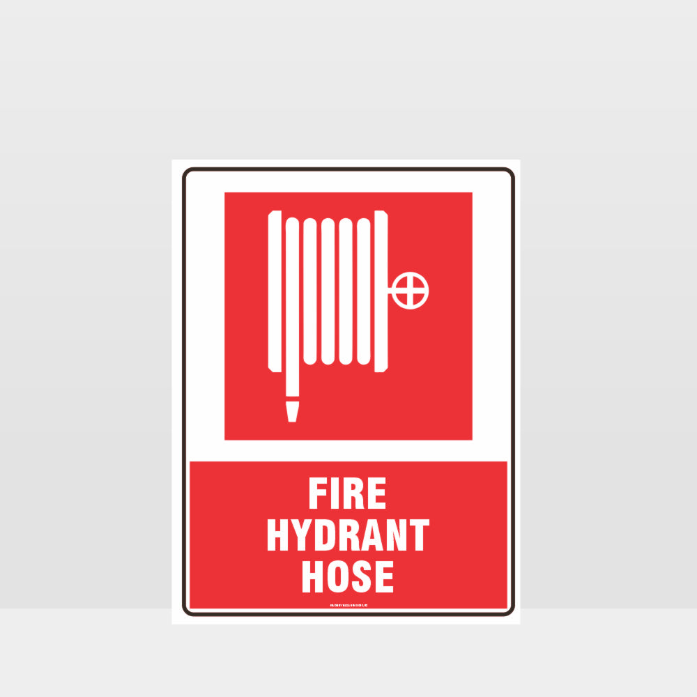 Custom Metal Sign,Fire Hydrant Hose Sign 03