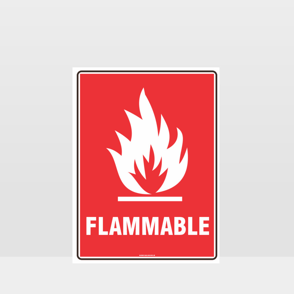 Custom Sign,Flammable Sign 01