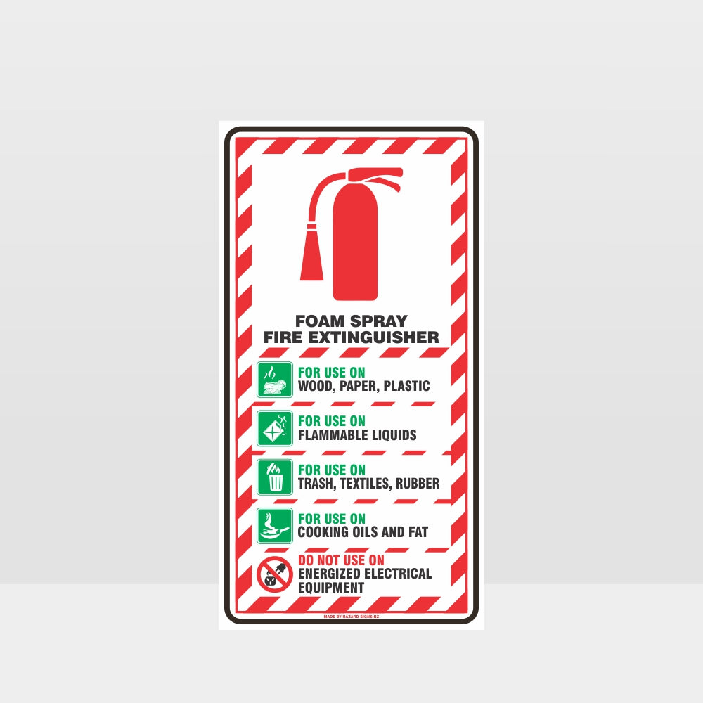 Custom Signs For Business,Foam Spray Fire Extinguisher Sign
