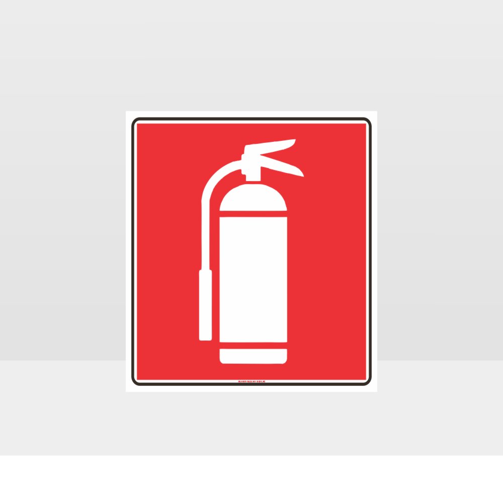 Customized Hazard Signs,Fire Extinguisher Symbol Sign (Square)