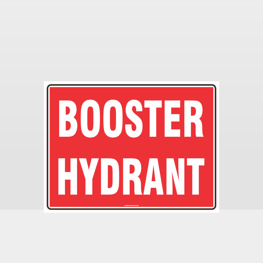 Customized Hazard Signs,Fire Booster Hydrant Sign