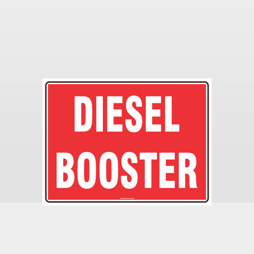 Custom Metal Sign,Fire Diesel Booster Sign