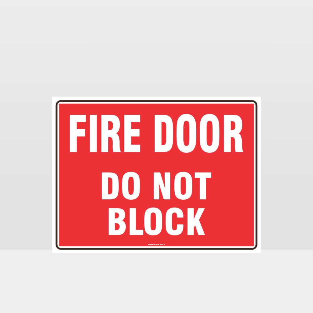Custom Gate Signs,Fire Door Do Not Block Sign