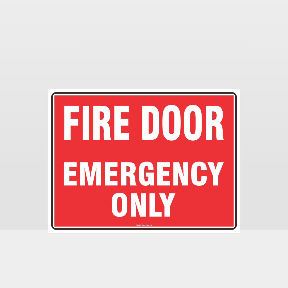 Custom Metal Sign,Fire Door Emergency Only Sign