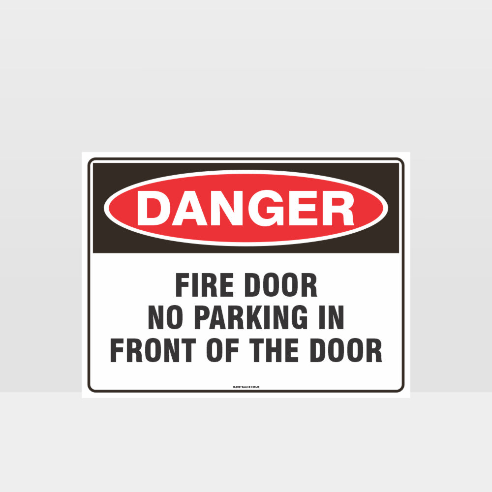 Custom Sign,Fire Door No Parking Sign