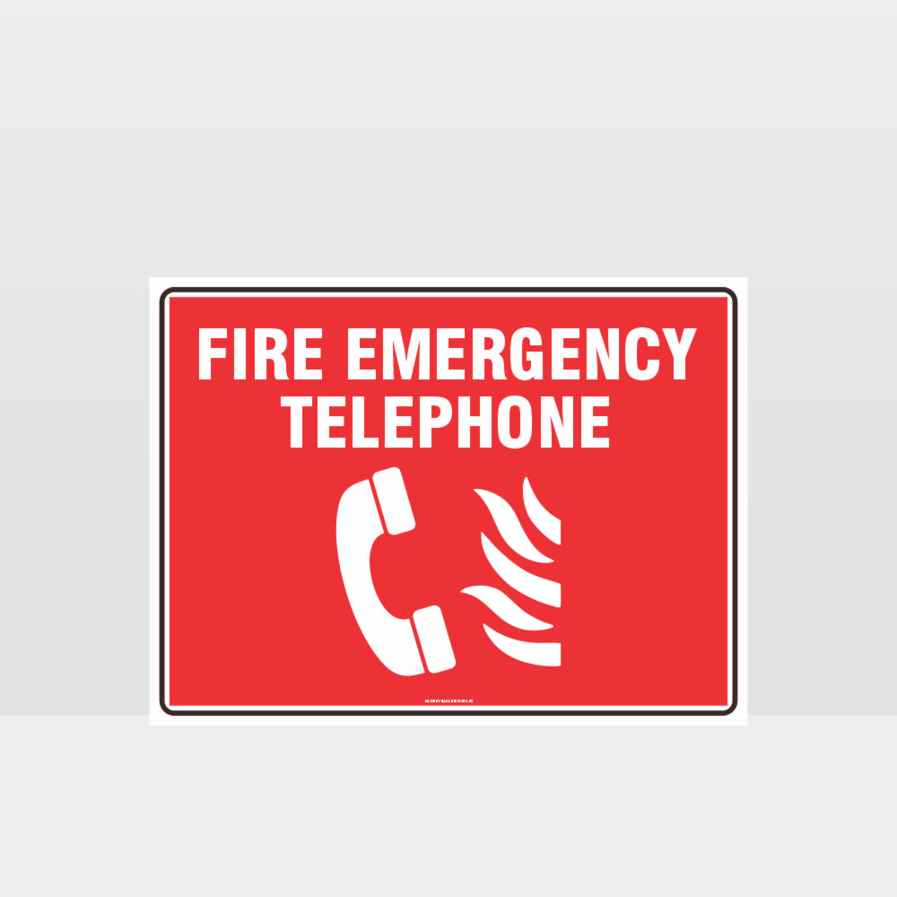 Custom Sign,Fire Emergency Telephone Sign