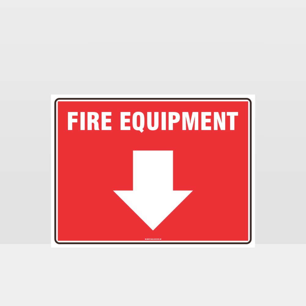 Custom Gate Signs,Fire Equipment Sign (Landscape)