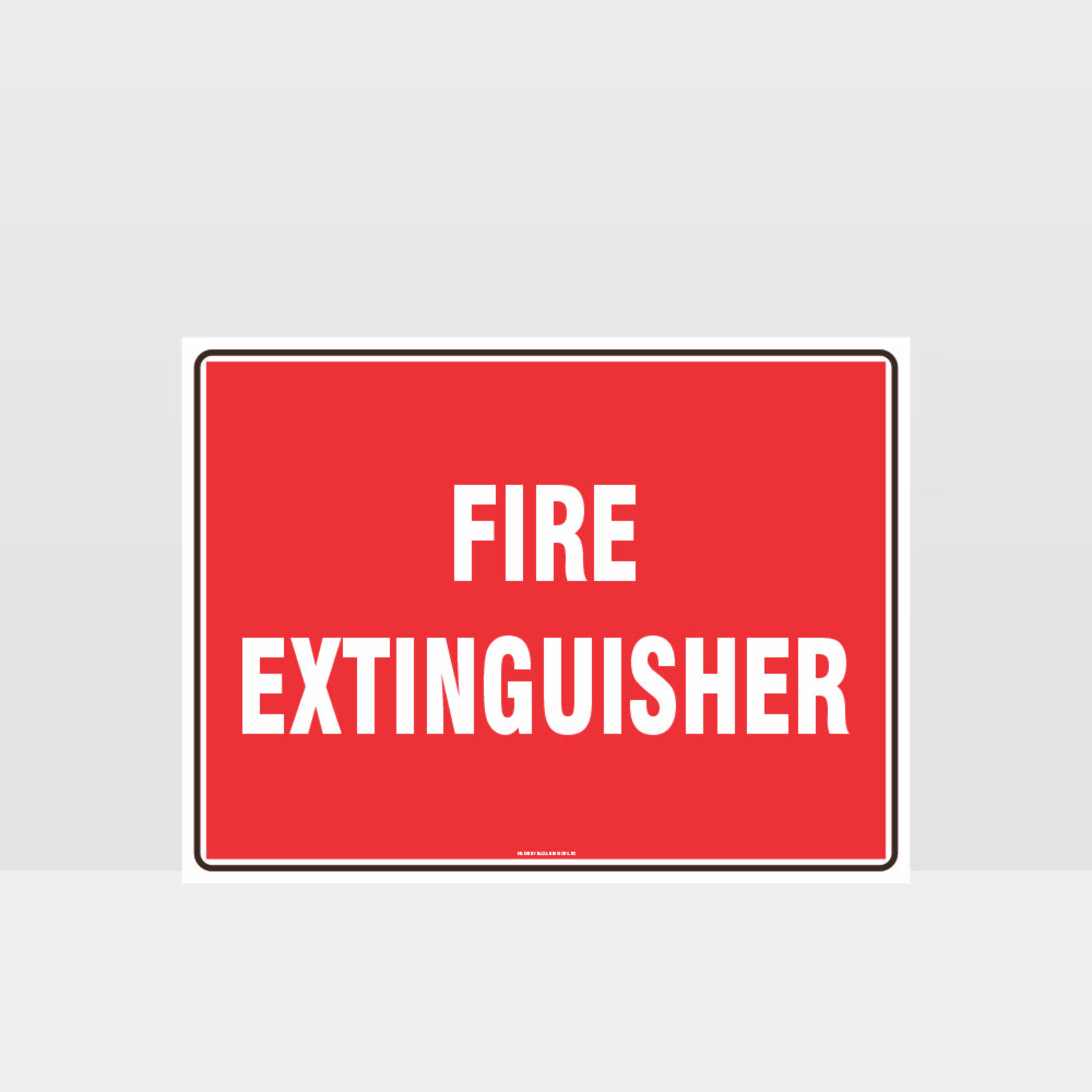 Custom Yard Signs,Fire Extinguisher Text Sign