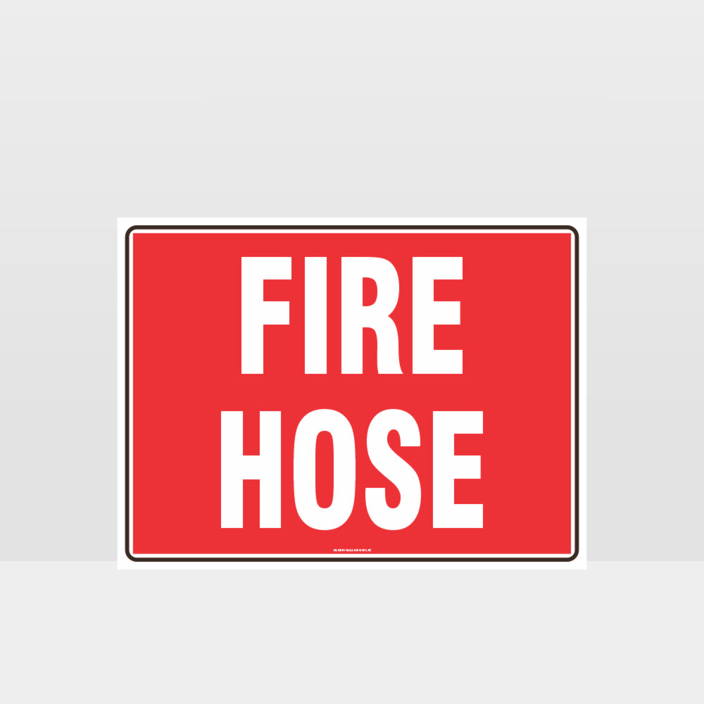 Custom Metal Sign,Fire Hose Text Sign