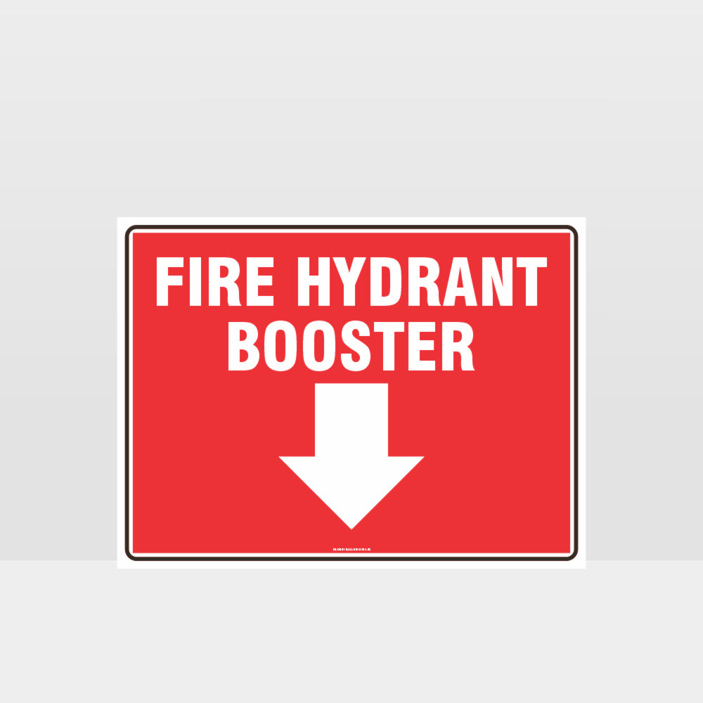 Custom Yard Signs,Fire Hydrant Booster Sign (Landscape)