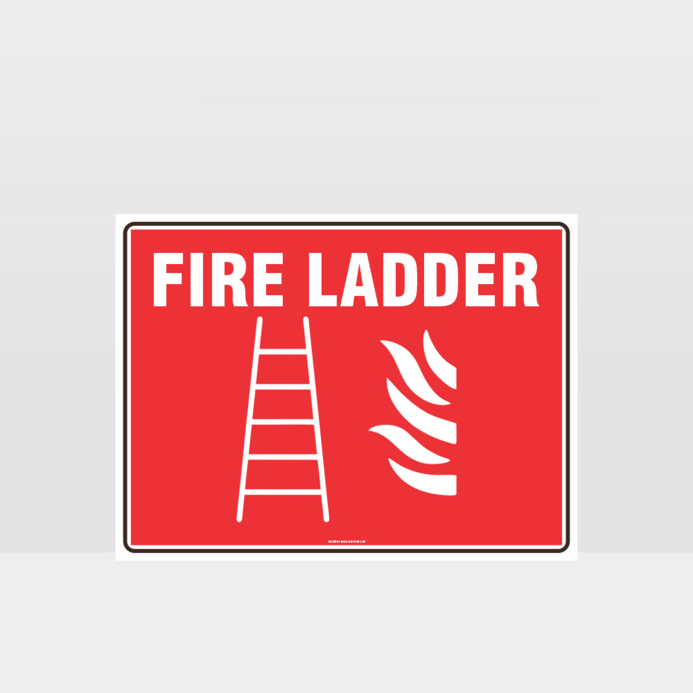 Custom Metal Sign,Fire Ladder Sign 04