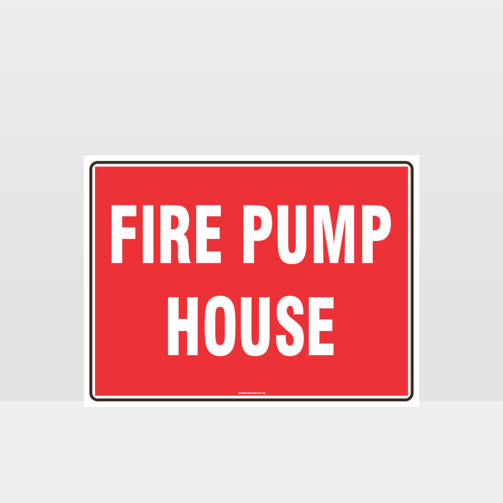 Customized Safety Signs,Fire Pump House Sign