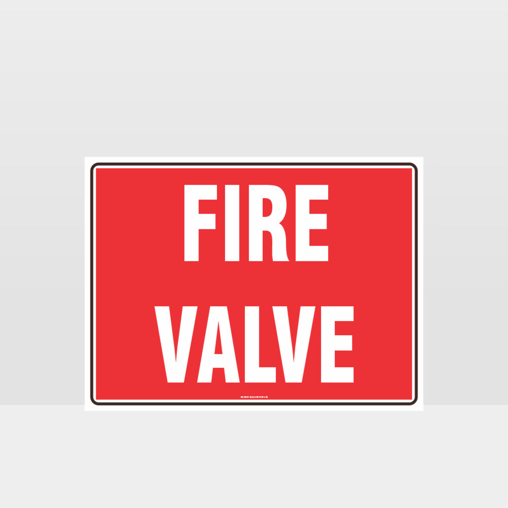 Custom Yard Signs,Fire Valve Text Sign