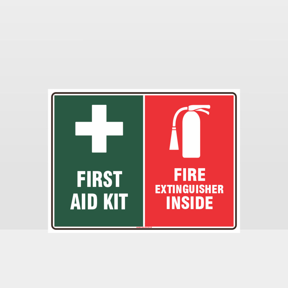 Custom Yard Signs,First Aid Fire Extinguisher Sign