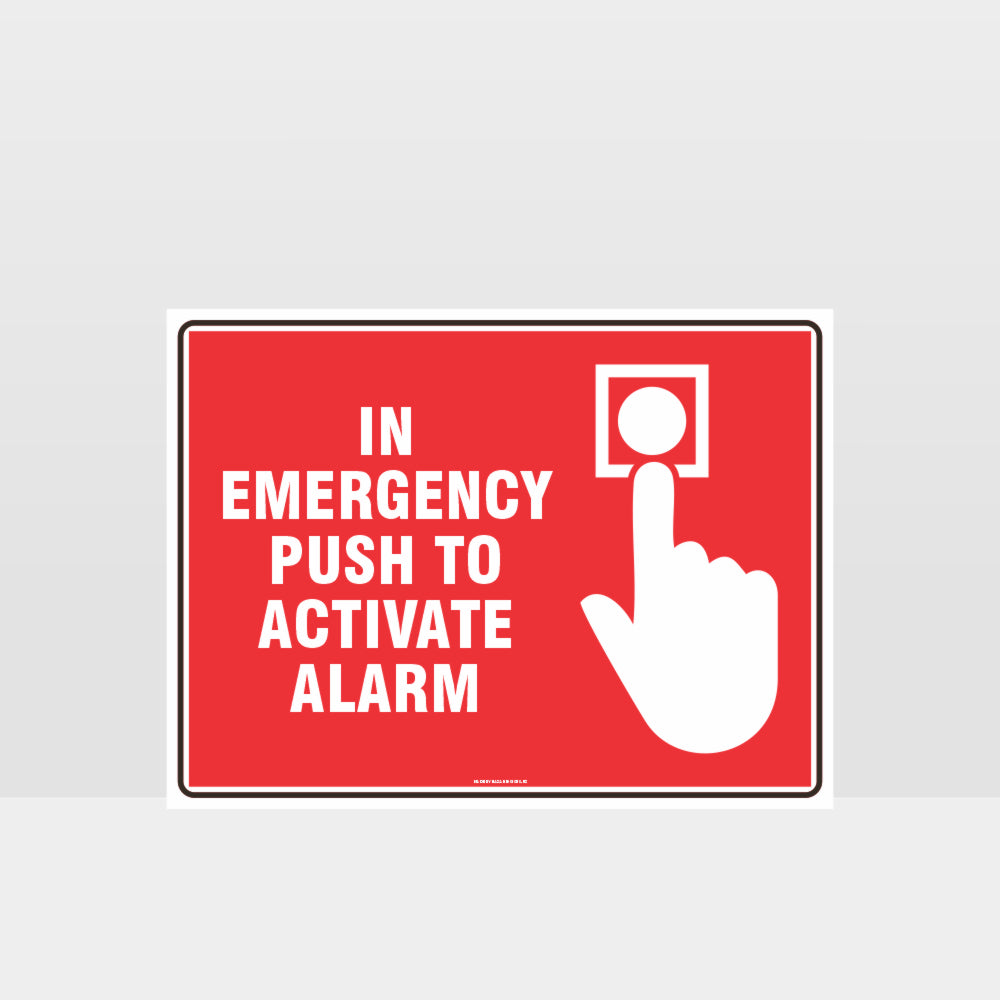 Custom Signs Outdoor Metal,Activate Alarm Sign
