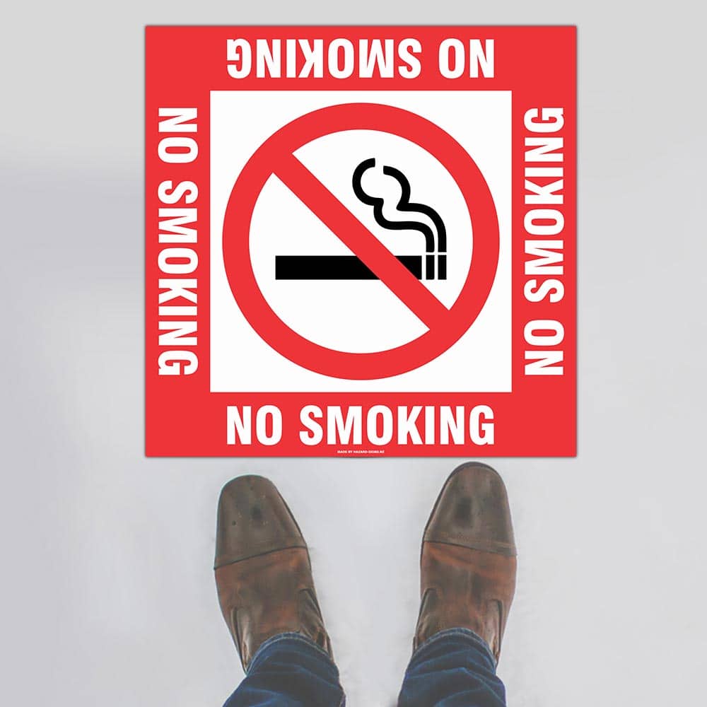 Custom Yard Signs,No Smoking Floor Sign