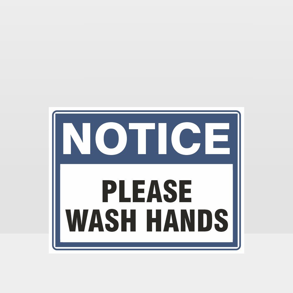 Custom Gate Signs,Please Wash Hands Sign