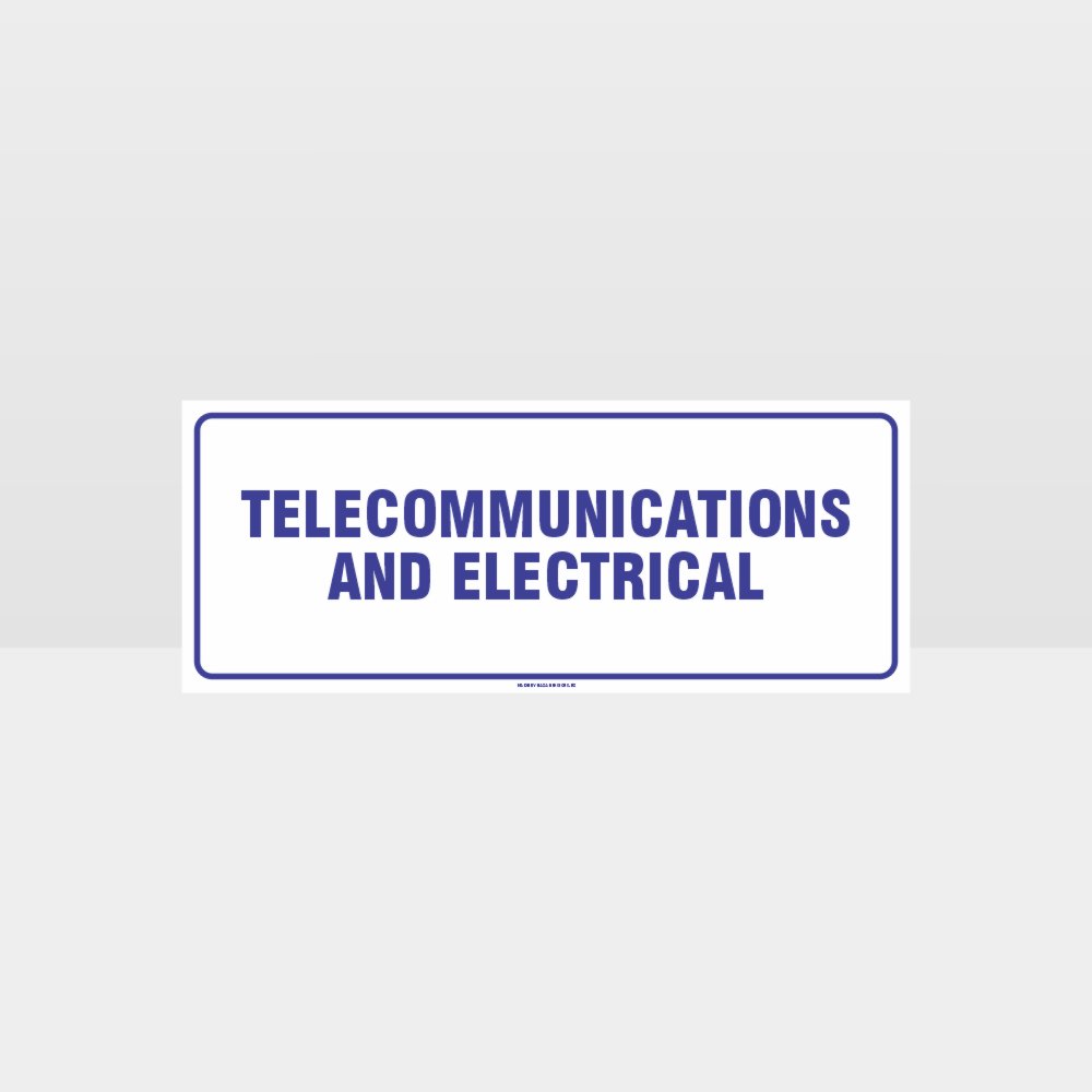 Custom Metal Sign,Telecommunications And Electrical Sign