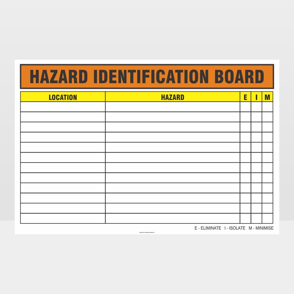 Custom Design Sign,Hazard Identification Board Sign