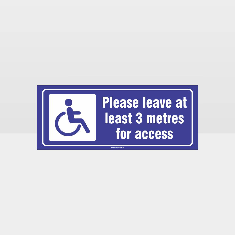 Customized Safety Signs,Access Disabled Sign