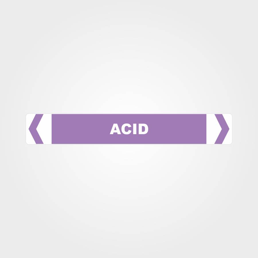 Custom Signs Outdoor Metal,Acid Pipe Marker