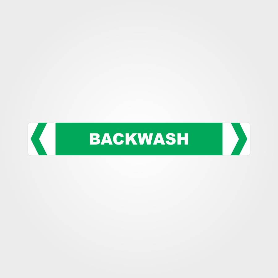 Customized Hazard Signs,Backwash Pipe Marker