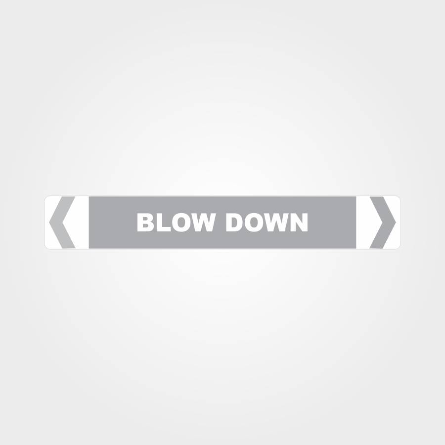 Custom Signs For Business,Blow Down Pipe Marker