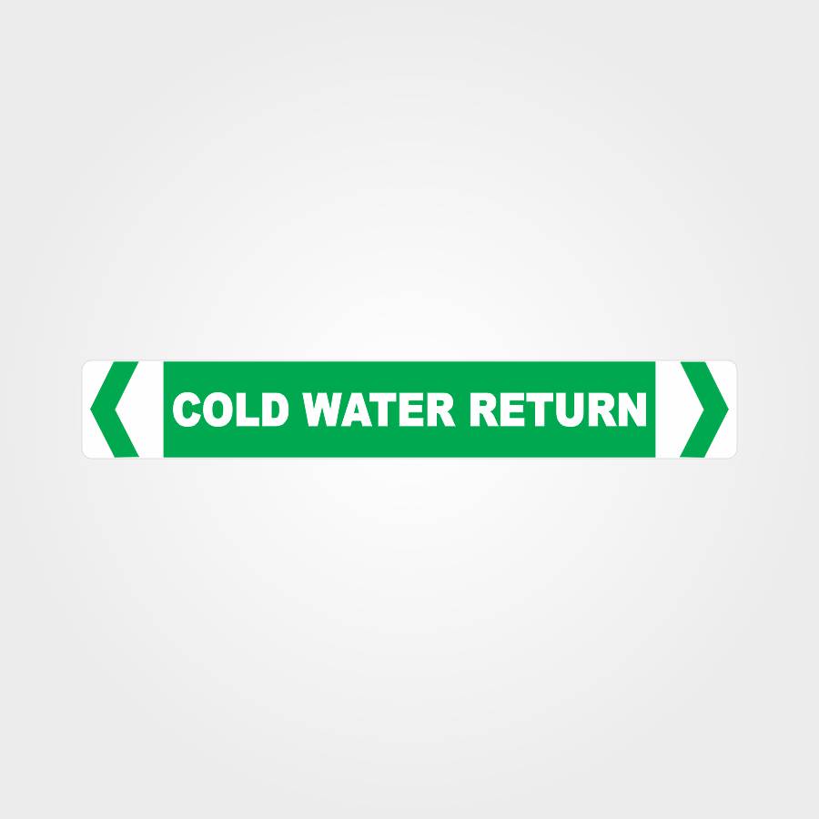 Custom Gate Signs,Cold Water Return Pipe Marker