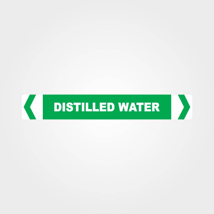 Custom Gate Signs,Distilled Water Pipe Marker
