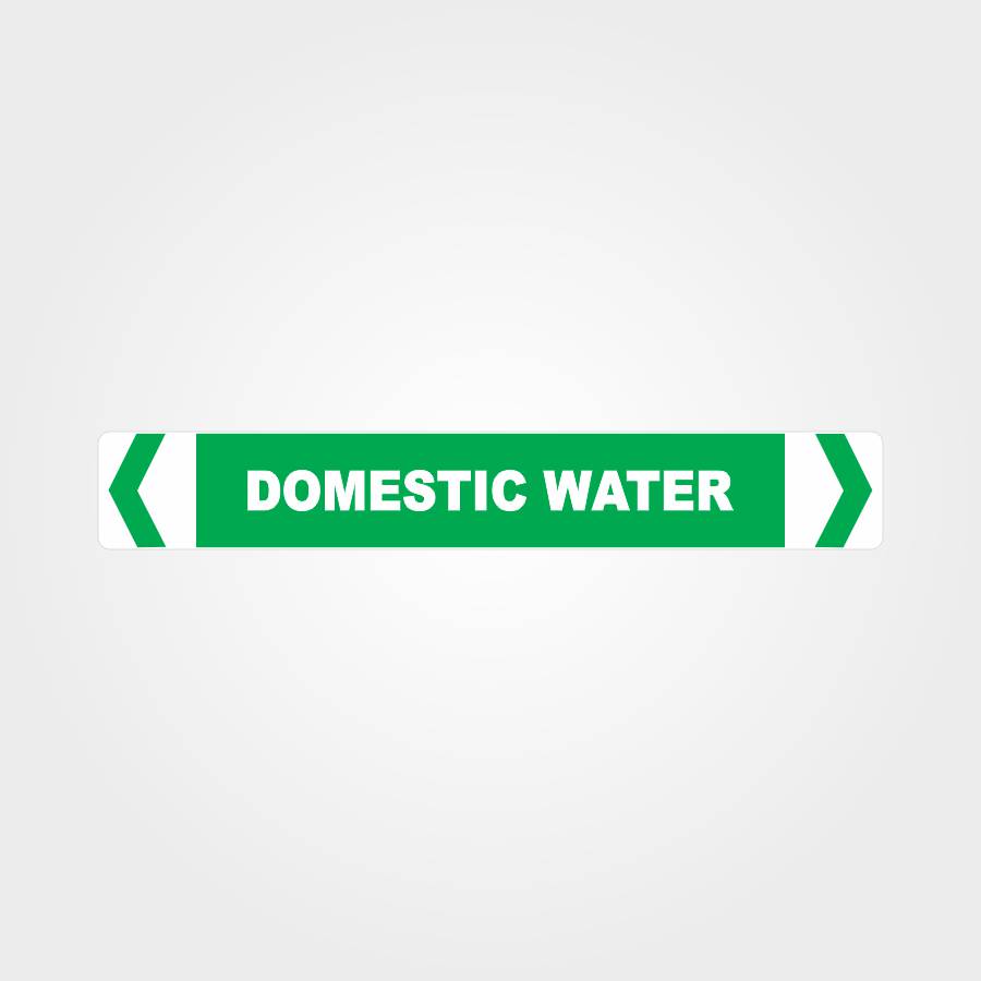 Custom Signs For Business,Domestic Water Pipe Marker