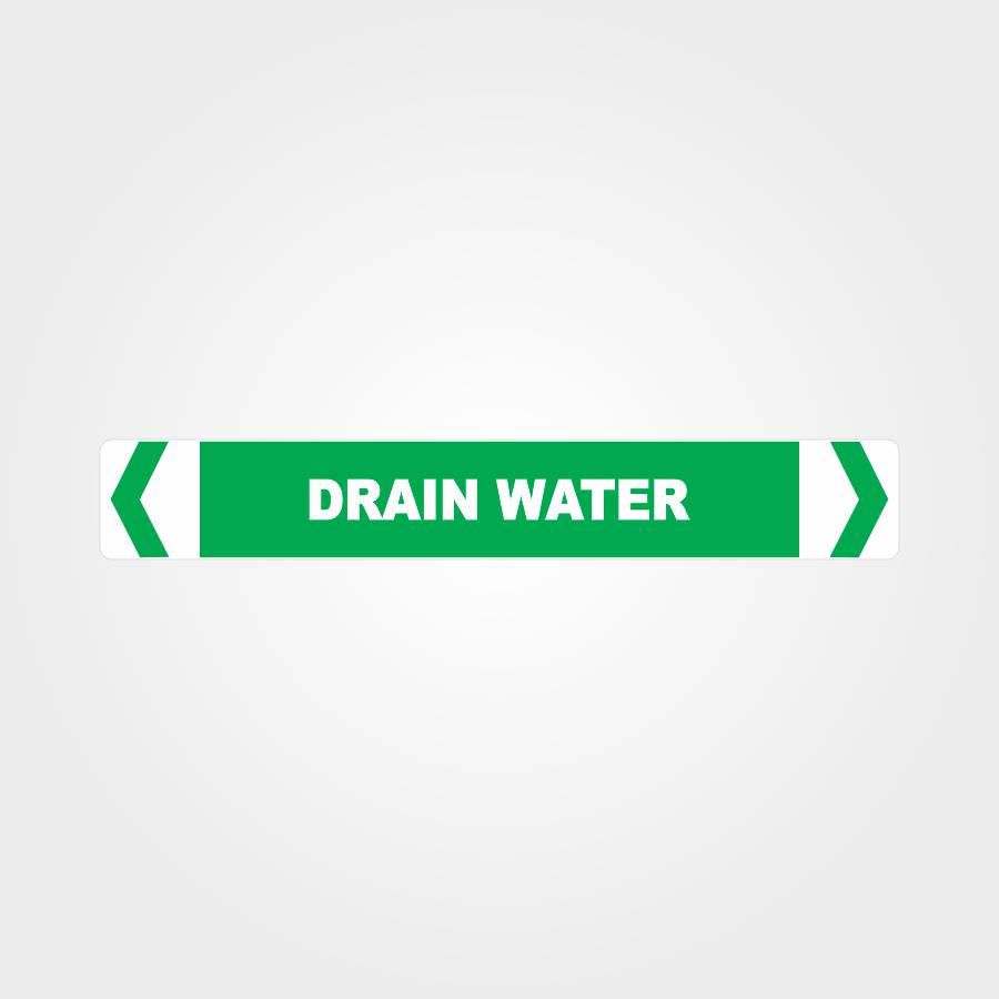 Custom Design Sign,Drain Water Pipe Marker