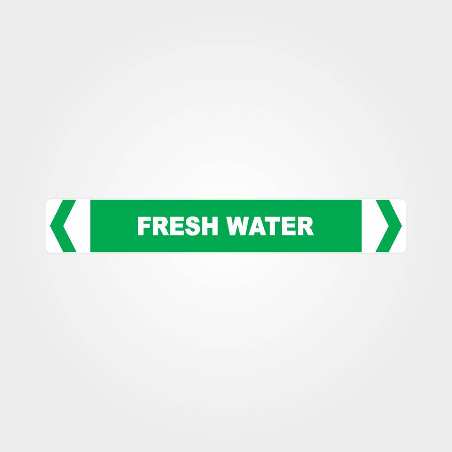 Custom Signs For Business,Fresh Water Pipe Marker