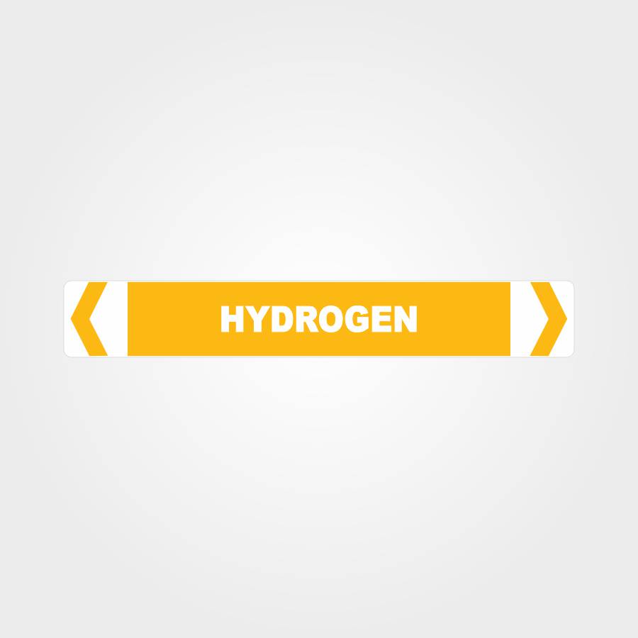 Custom Design Sign,Hydrogen Pipe Marker