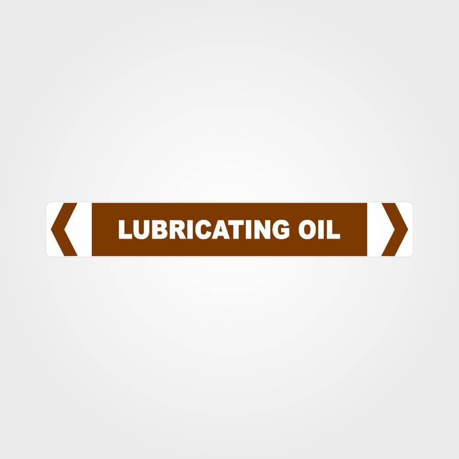 Custom Signs Outdoor Metal,Lubricating Oil Pipe Marker