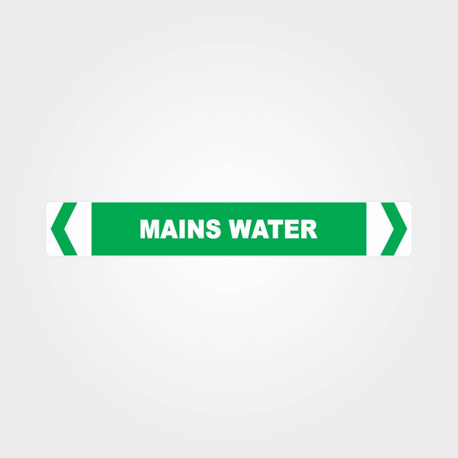 Custom Signs Outdoor Metal,Mains Water Pipe Marker