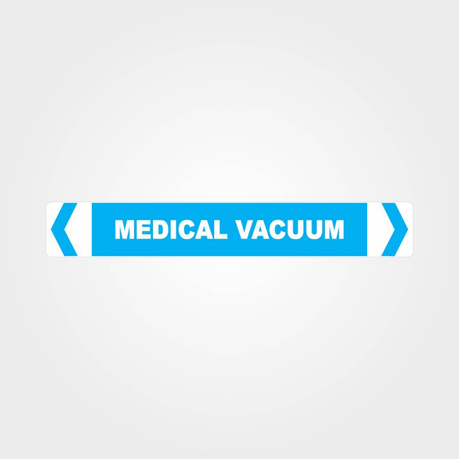 Custom Signs For Business,Medical Vacuum Pipe Marker