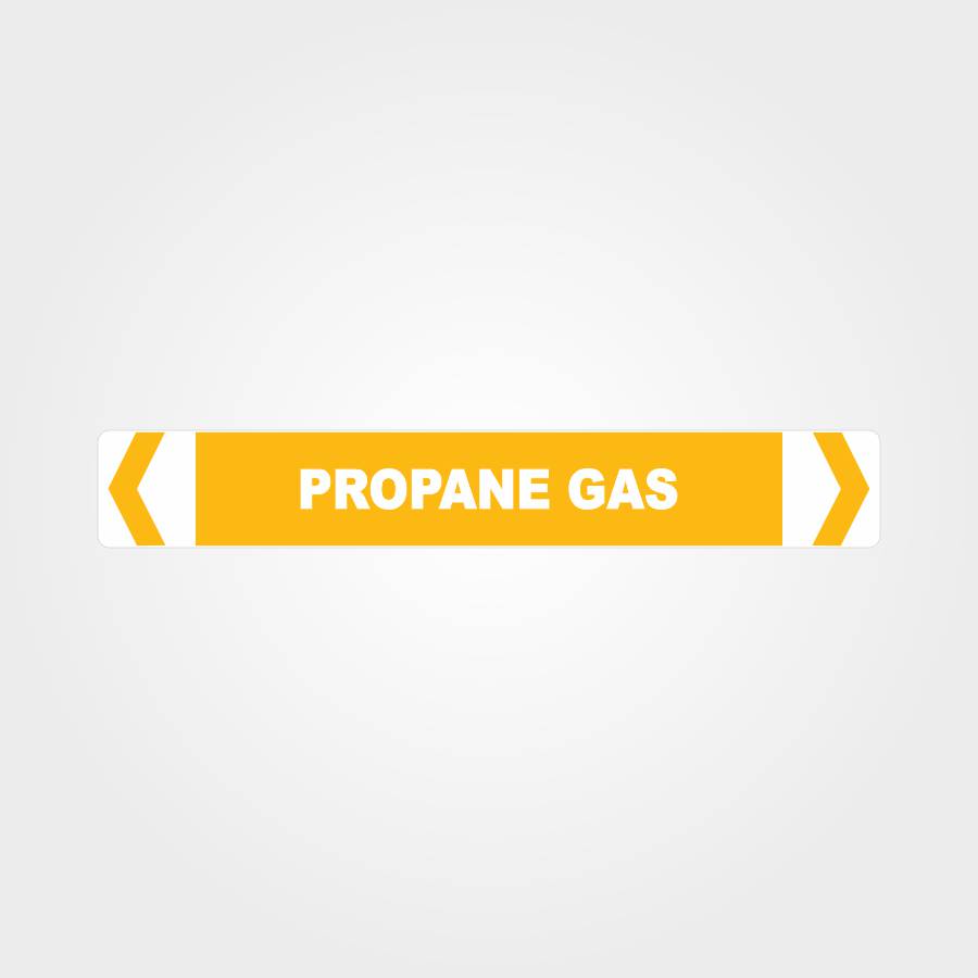 Custom Signs Outdoor Metal,Propane Gas Pipe Marker