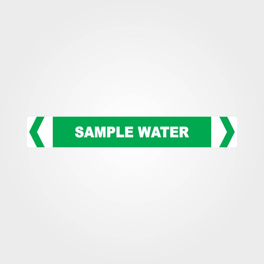 Custom Design Sign,Sample Water Pipe Marker